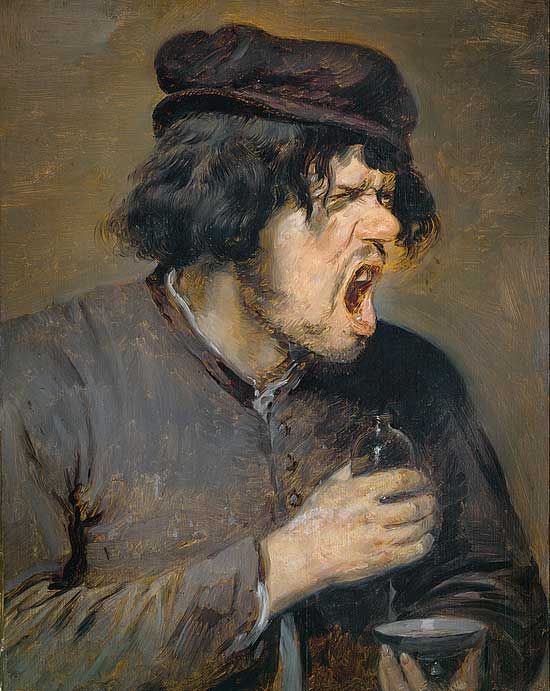 Adriaen Brouwer, Gorgée amère, 1638