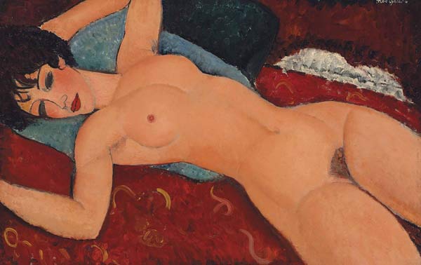 Amedeo Modigliani, Nu couché, 1920