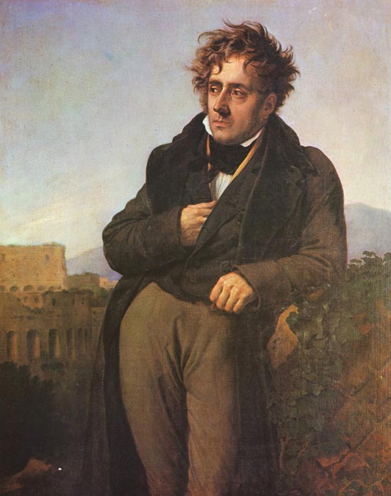 Anne-Louis Girodet, François-René de Chateaubriand, 1808