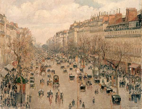 Camille Pissarro, Boulevard Monmartre, Paris, 1897