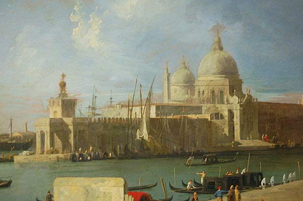 Canaletto, Venise, L'Eglise de la Salute depuis le grand canal, 1730