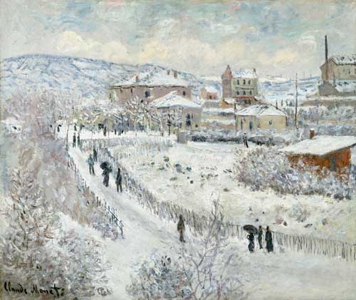 Claude Monet, Argenteuil sous la neige, 1874