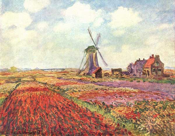 Claude Monet, Champs de tulipes en Hollande, 1886