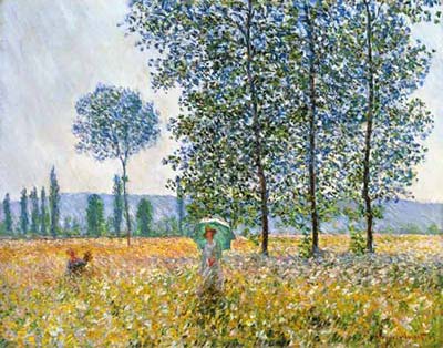 Claude Monet, Champs au Printemps, 1884