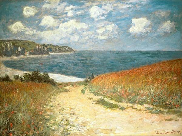 Claude Monet, Chemin dans les blés à Pourville, 1882