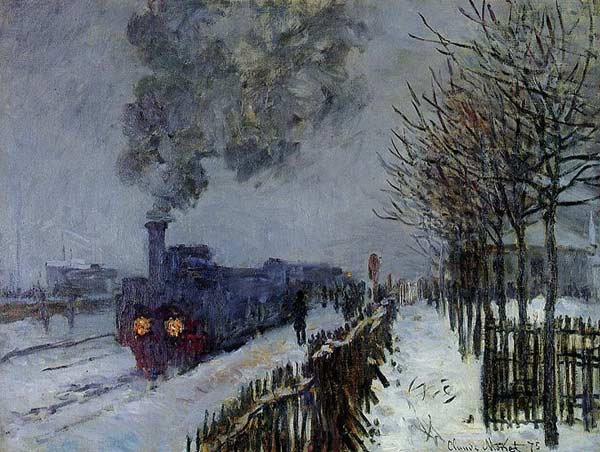 Claude Monet, Train dans la neige, 1875