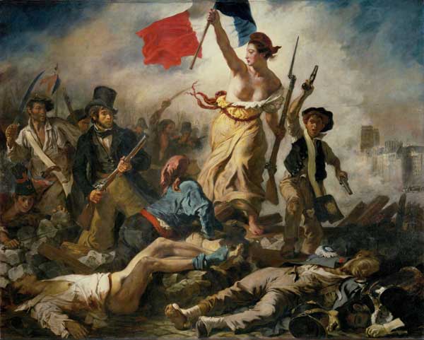 Eugène Delacroix, La Liberté guidant le peuple, 1830