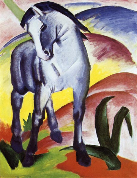 Franz Marc, Cheval bleu I, 1911