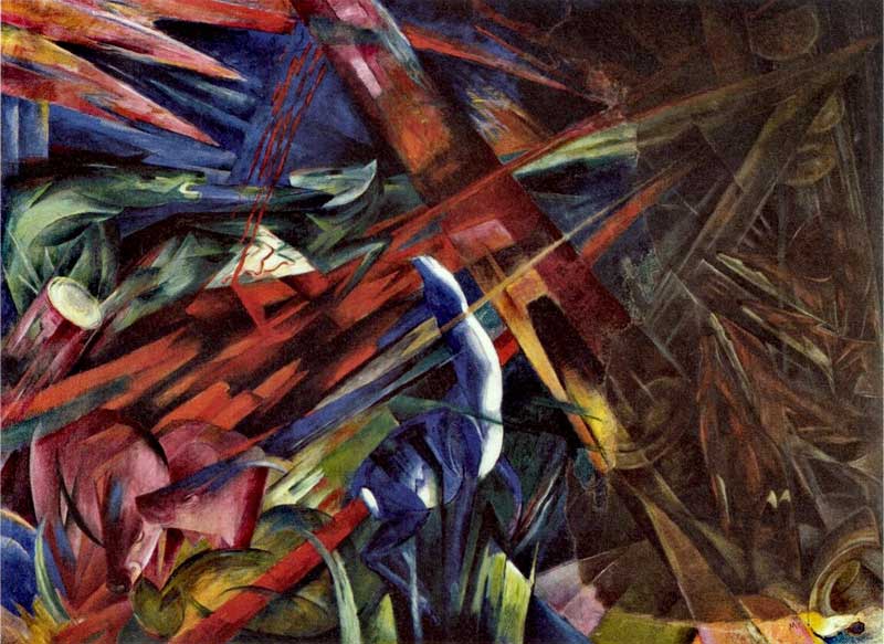 Franz Marc, Destins d'animaux, 1913