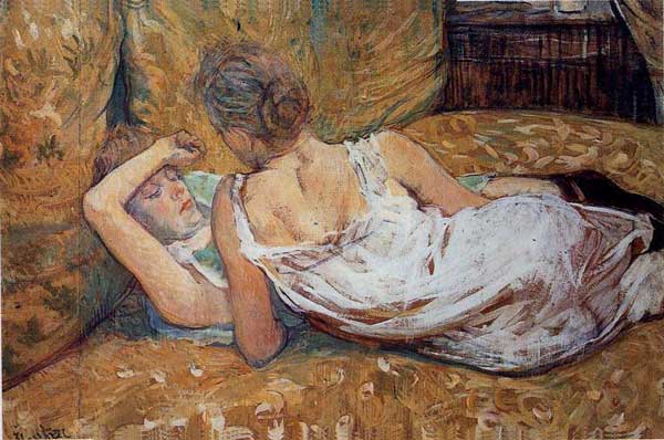 Henri de Toulouse-Lautrec, Les deux amies, 1895