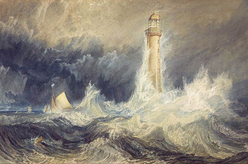 Joseph Mallord William Turner, Phare de Bell Rock, 1819