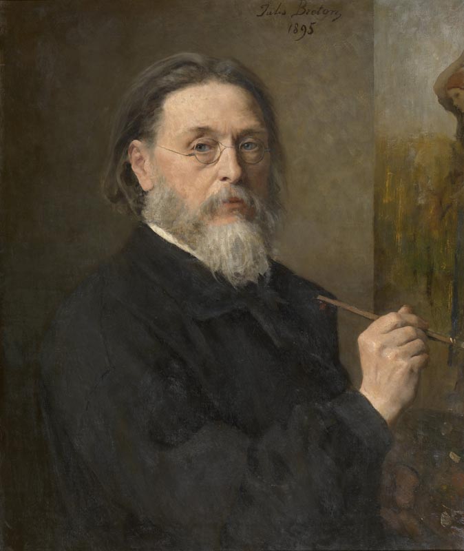 Jules Breton, Autoportrait, 1895