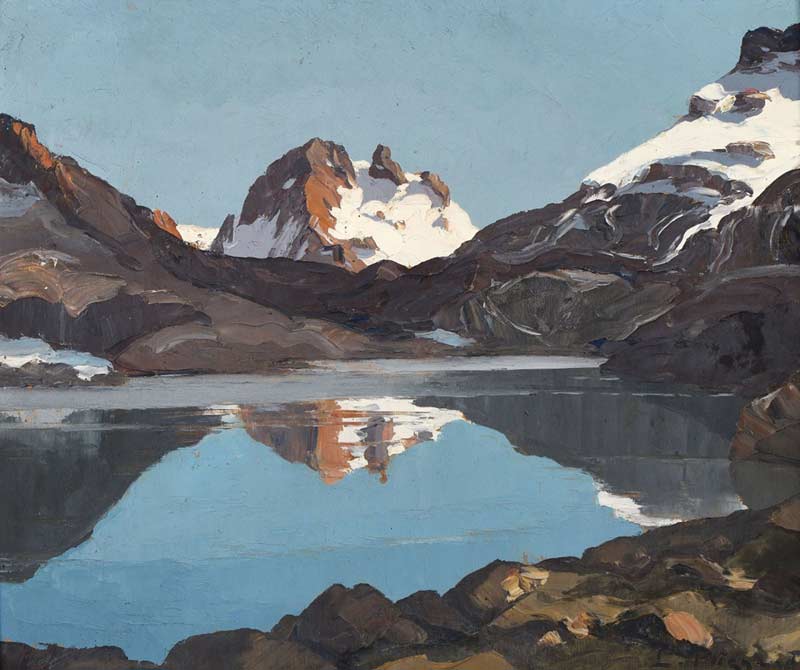 Lucien Poignant, Le lac Long et le Roc Noir, Col de la Vanoise, 1937