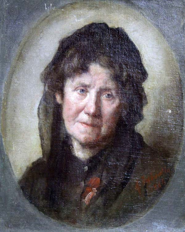 Marcellin Desboutin, Portrait de Louise-Victorine Ackermann, 1886