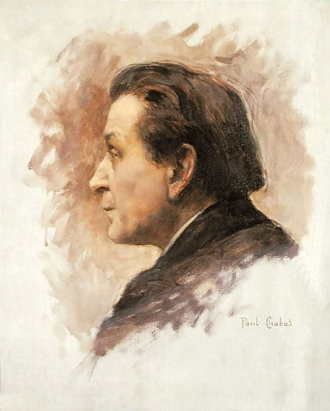 Paul Chabas, Portrait de François Coppée, 1895