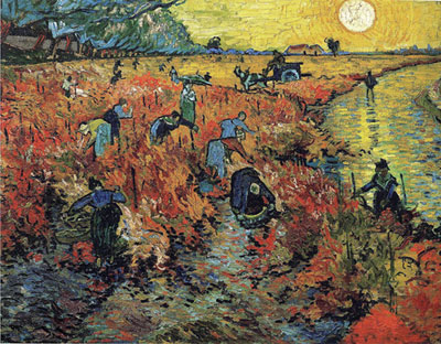 Vincent Van Gogh, La vigne rouge, 1888