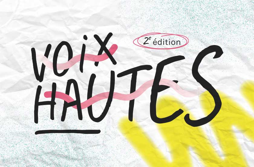 Logo du concours Voix Hautes 2024